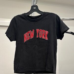 Black 'New York' T-Shirt